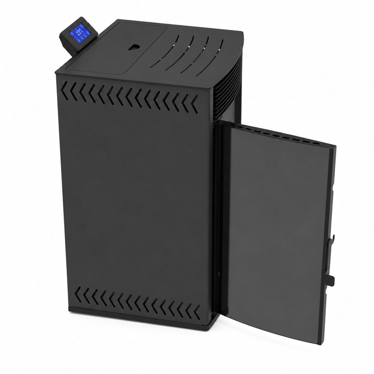 Blaze 13kW stove side view
