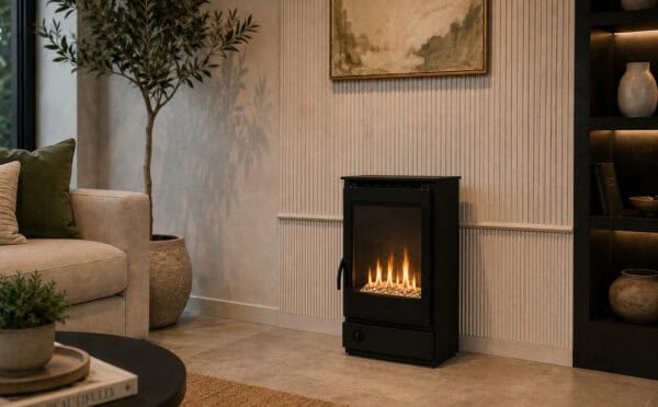 Magma Gas - freestanding vented gas fireplace